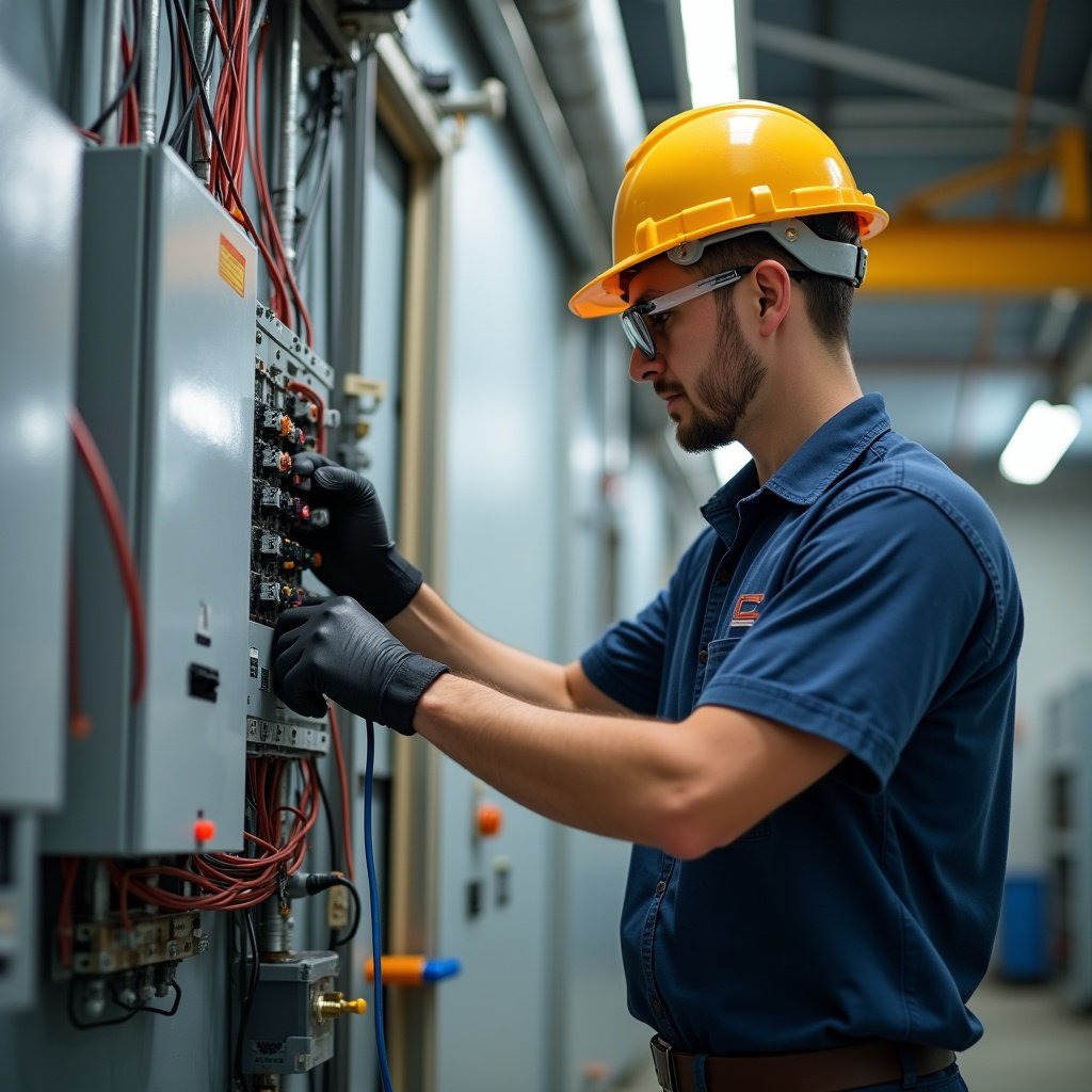 Electrician vs Contractor — illustration for NEXT IN™