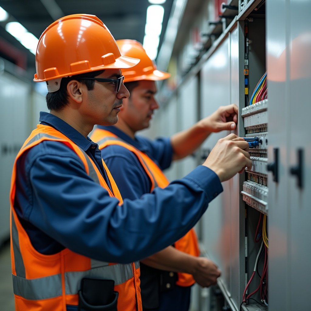 LV electrical works for fit-outs, upgrades and active facilities — illustration for NEXT IN™