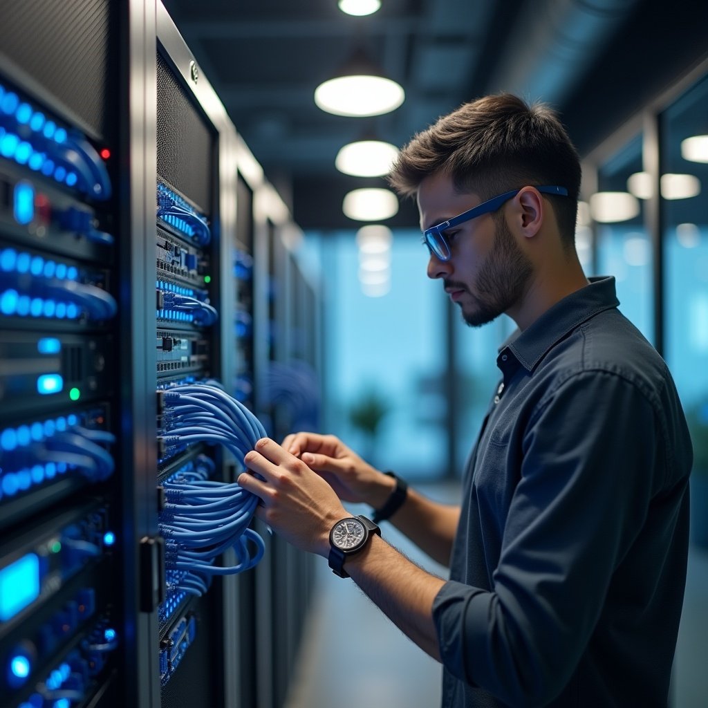 IT infrastructure support for offices, branches and operating sites — illustration for NEXT IN™