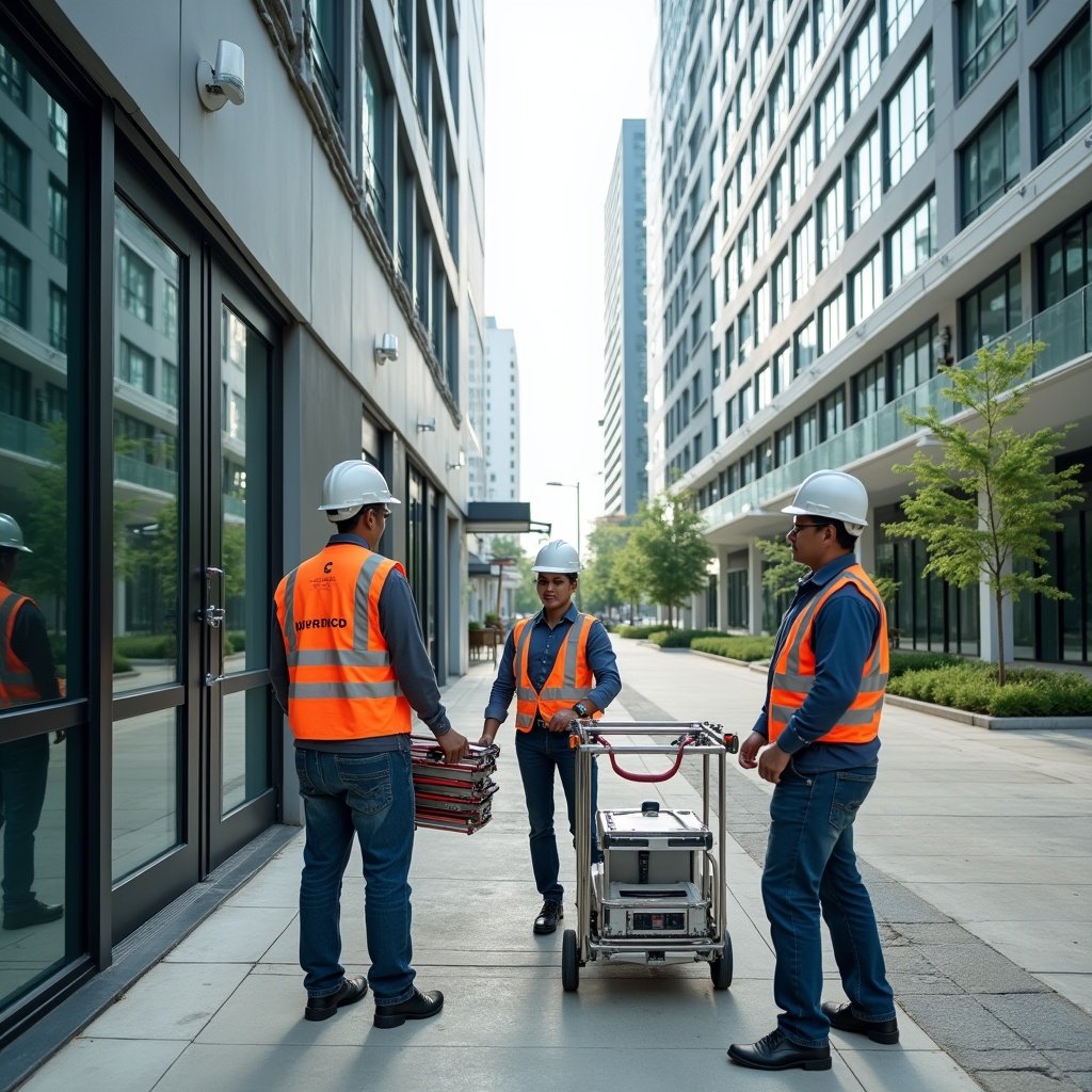 Security System & Electrical Contractor in Puchong — illustration for NEXT IN™