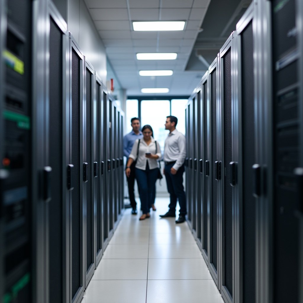 HSBC Bank Puchong Branch Network Infrastructure Project — illustration for NEXT IN™