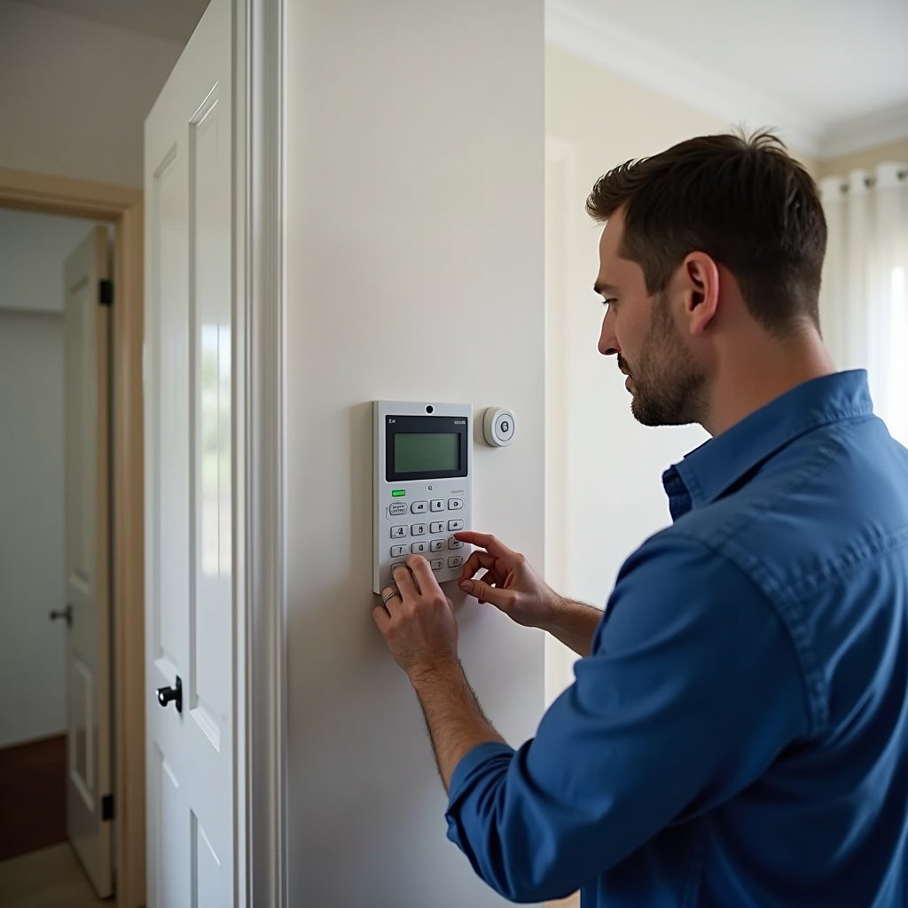 Home Alarm System in Malaysia — illustration for NEXT IN™