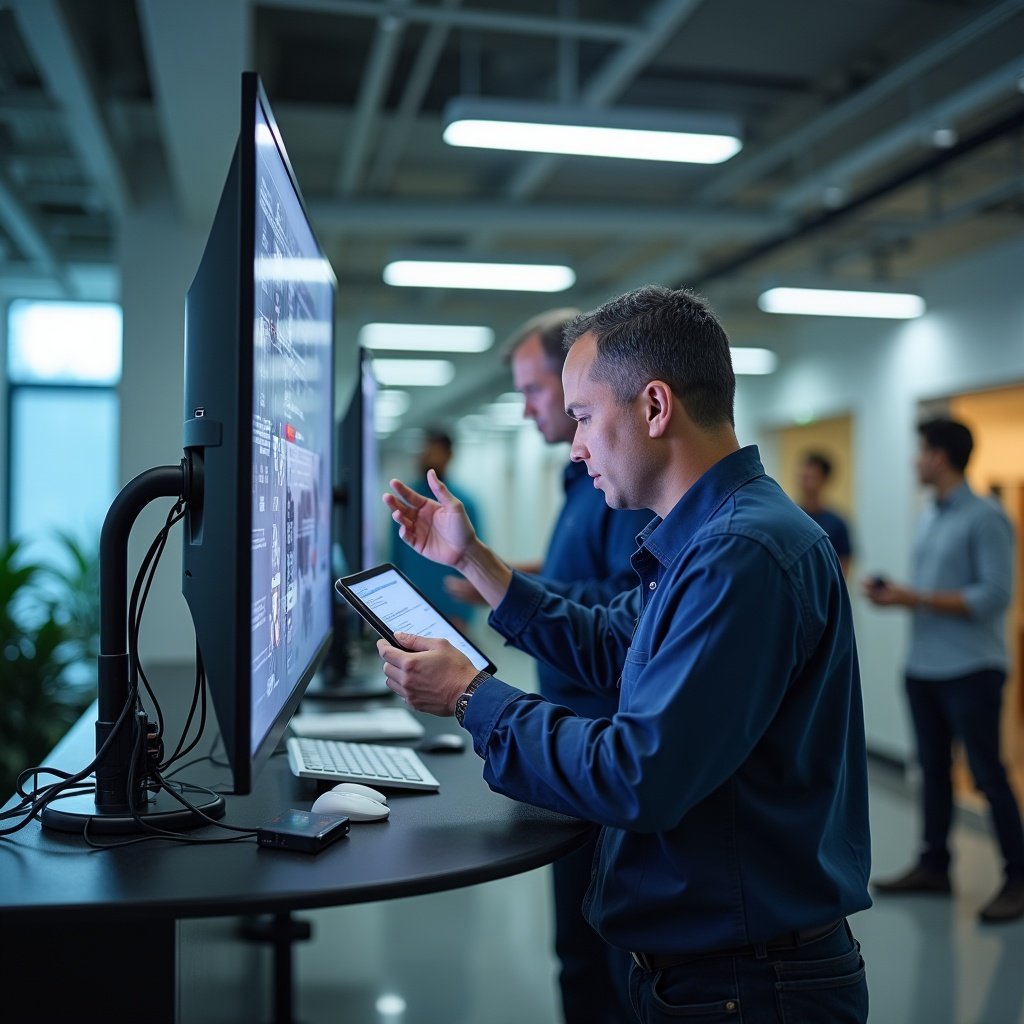 Wired vs Wireless CCTV — illustration for NEXT IN™