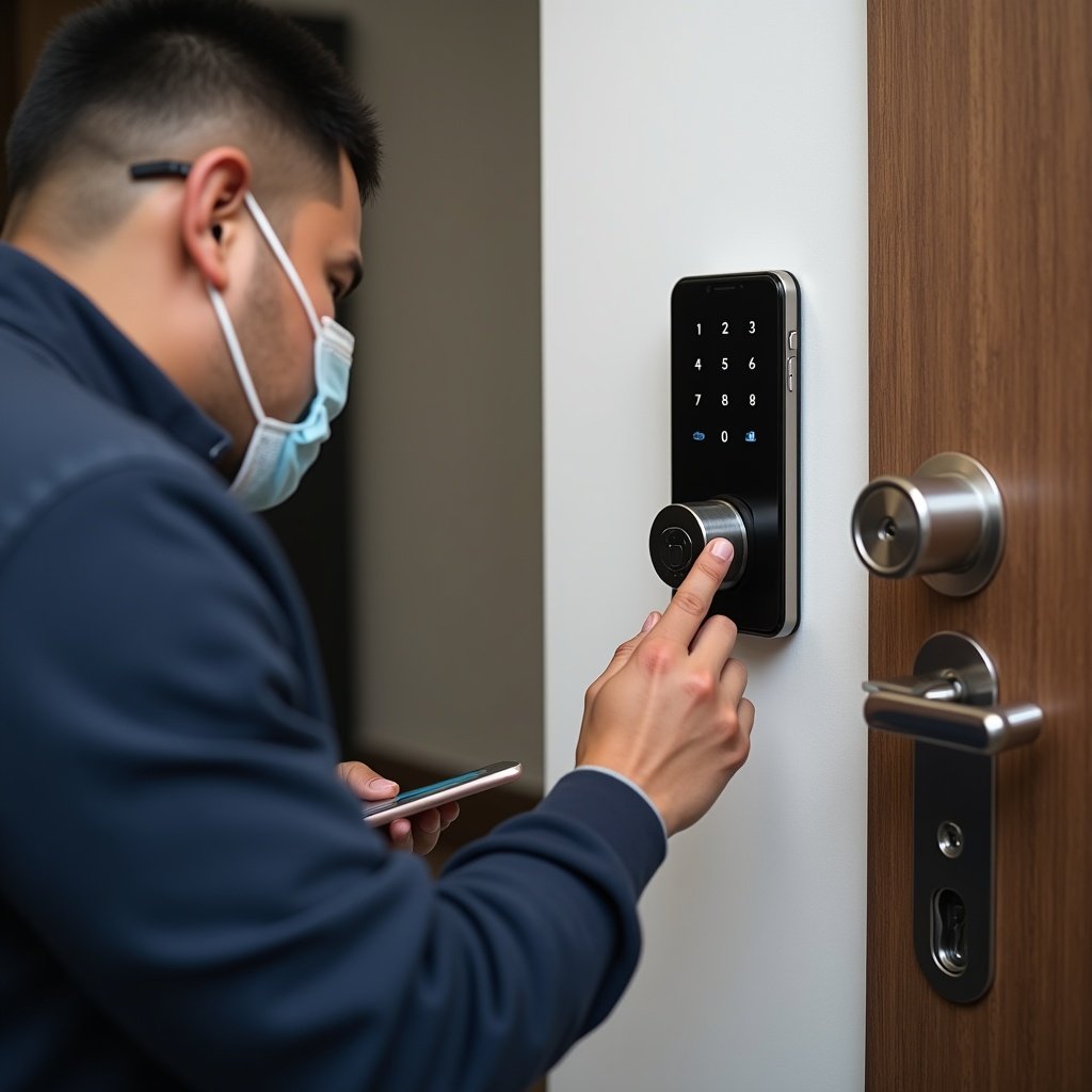 Smart Digital Door Lock in Malaysia — illustration for NEXT IN™