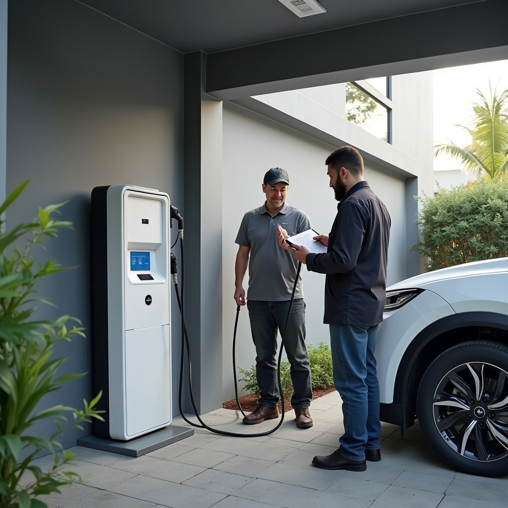 Home EV Charger in Malaysia — illustration for NEXT IN™